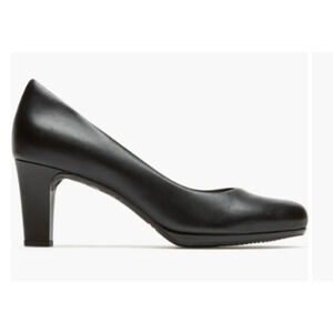 Rockport Women's Total Motion Leah Pump, Black Nappa, Size 6.5